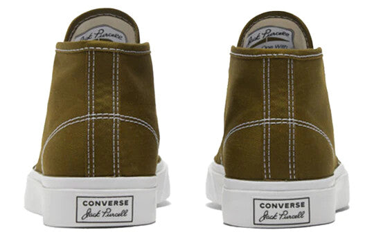 Converse Unisex Jack Purcell Mid Trainers / Moss Khaki Green / RRP £70