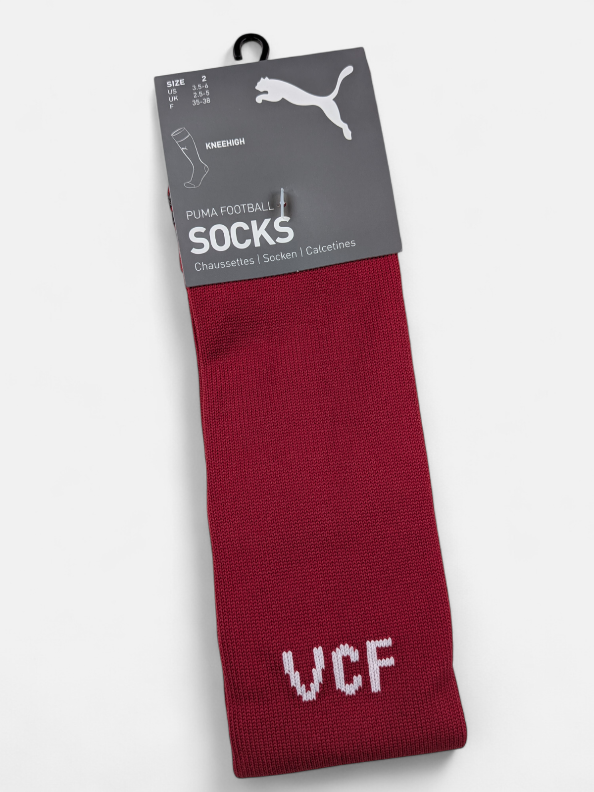 Puma Mens 2021-22 Valencia Away Football Socks / BNWT / Red / RRP £17