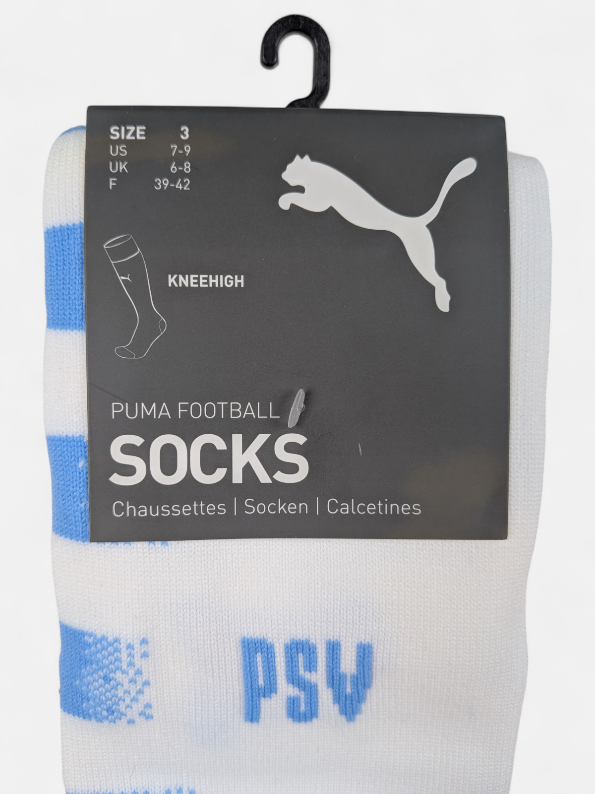 Puma Kids 2020-21 PSV Away Football Socks / BNWT / White / RRP £13