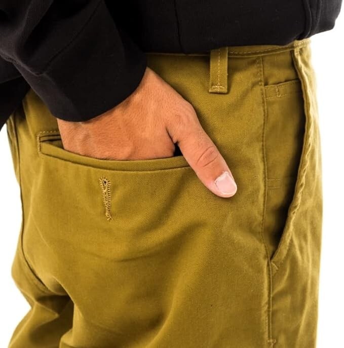 Vans Mens Authentic Relaxed Chino Trouser / Dark Khaki / RRP £59