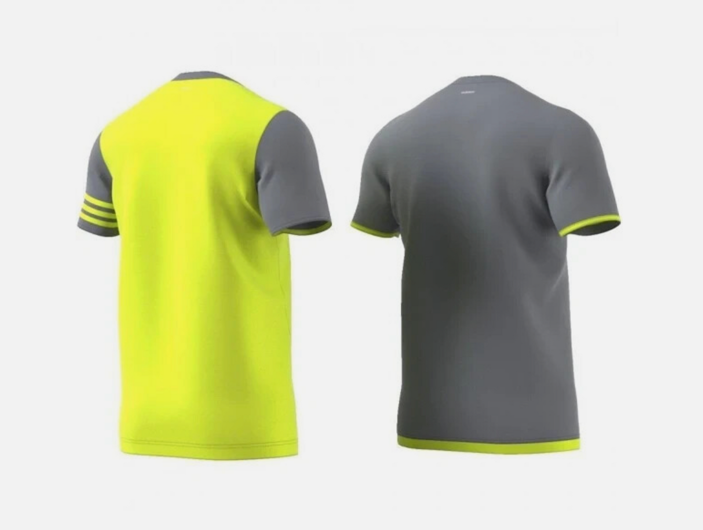 Adidas Reversible Football Training Jersey / Grey/Yellow / RRP £30