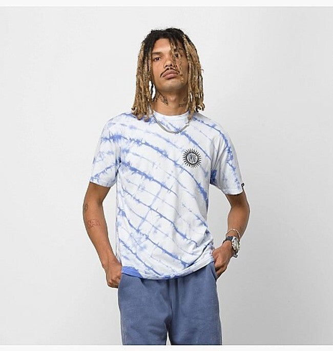 Vans Mens Trippy Thoughts Tie Dye T-Shirt / Ballad Blue / RRP £35