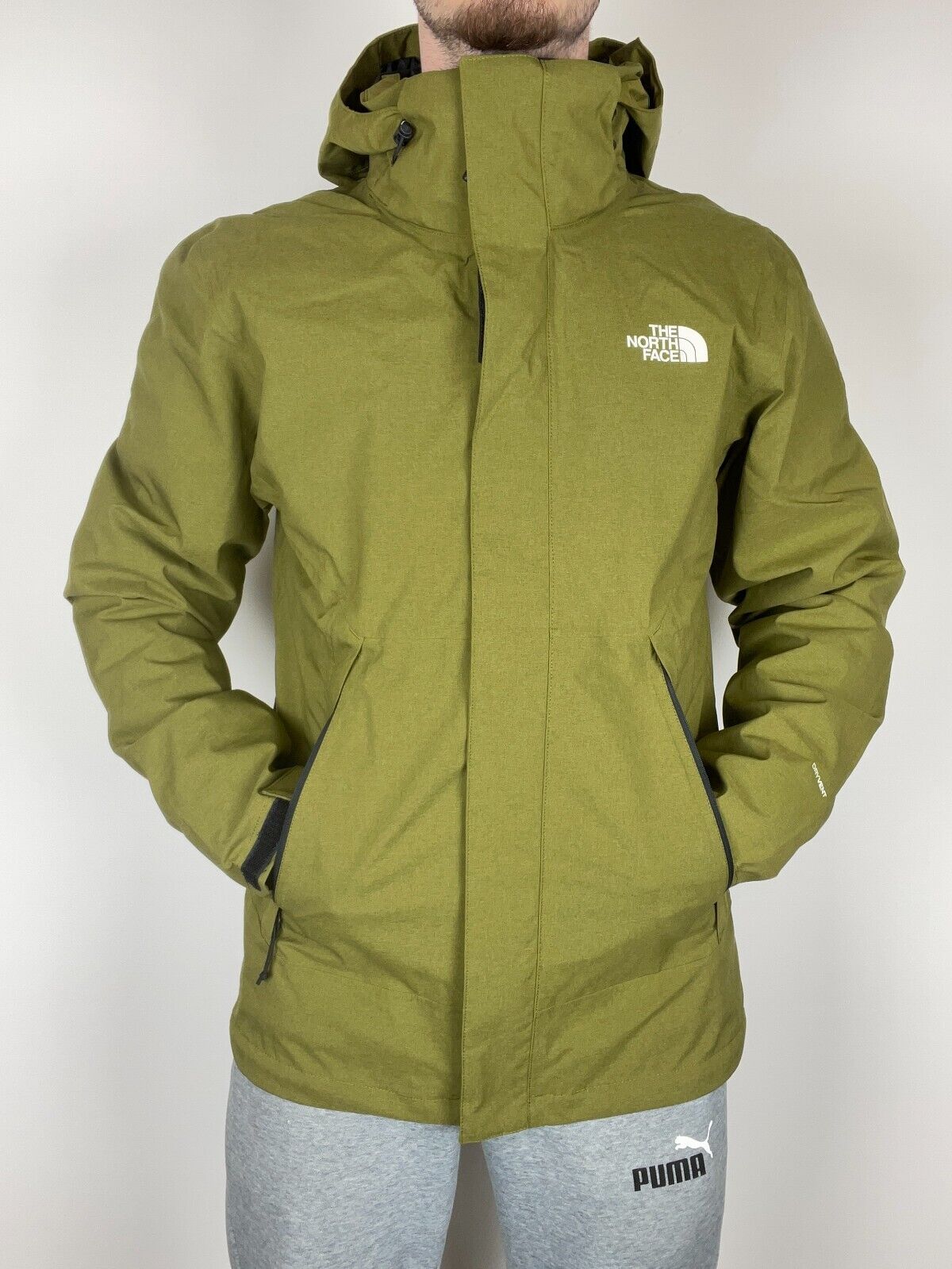 The North Face Mens Mountain Down Triclimate 3-in-1 Jacket / Green / RRP £330