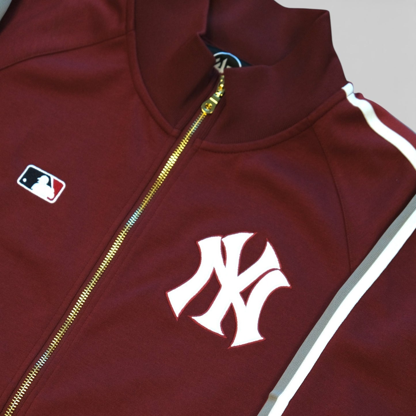 47 Core Jetway Fz Track Mens Jacket / New York Yankees / Cardinal Red / RRP £70