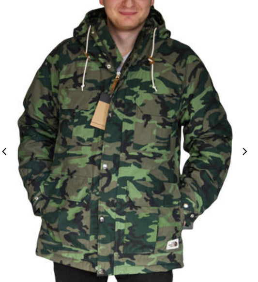 THE NORTH FACE MENS THERMOBALL DRYVENT MOUNTAIN PARKA / CAMO / M / BNWT RRP £350