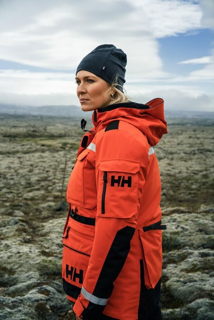 Helly Hansen Womens Arctic Patrol 3-in-1 Parka Coat / Orange Black / RRP £1000