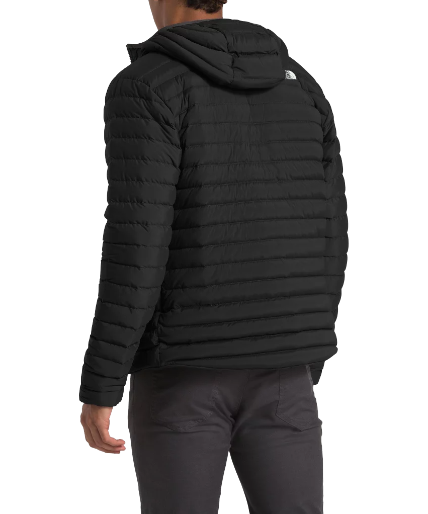 The North Face Men's Stretch Down Hooded Puffer Jacket / Black / RRP £260