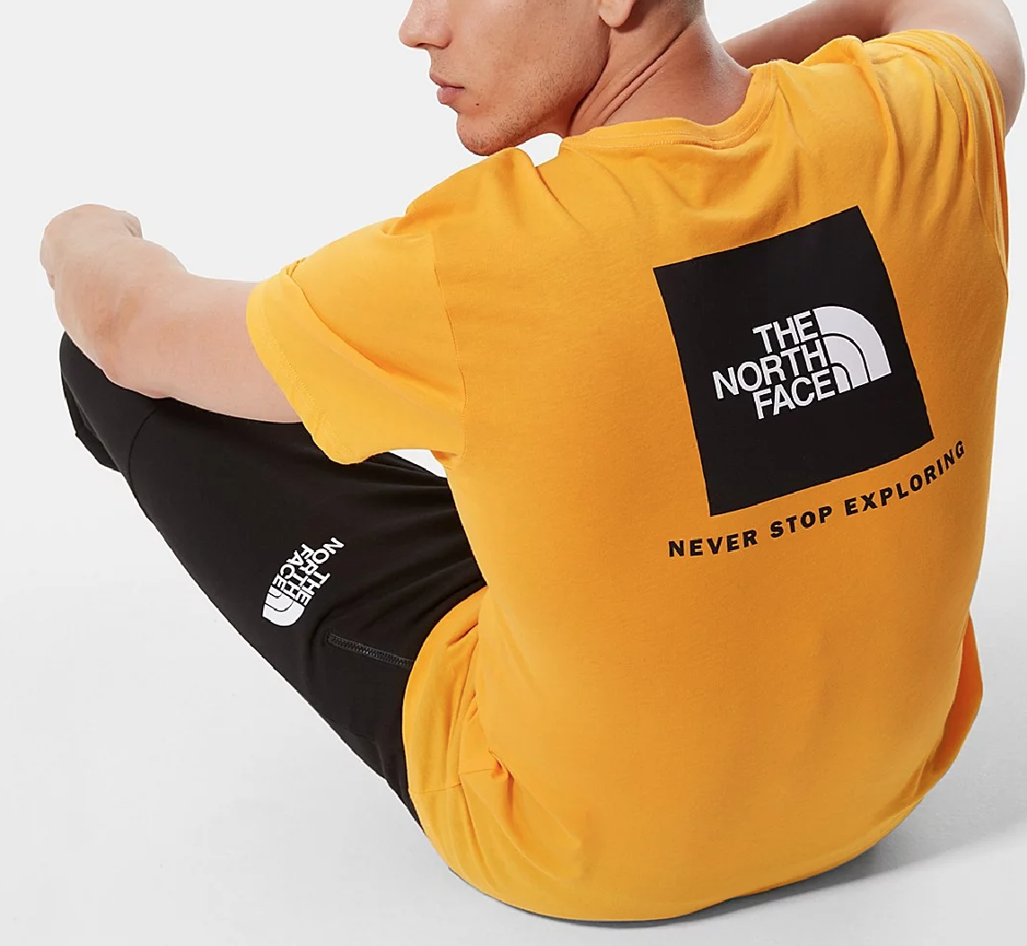 The North Face Men's S/S Redbox T-Shirt / Summit Gold / BNWT / RRP £25