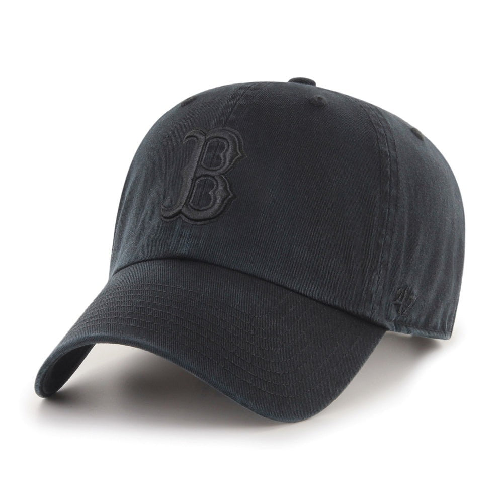 47 Brand Boston Red Sox Blackout Relaxed Clean Up Cap / Black / RRP £28