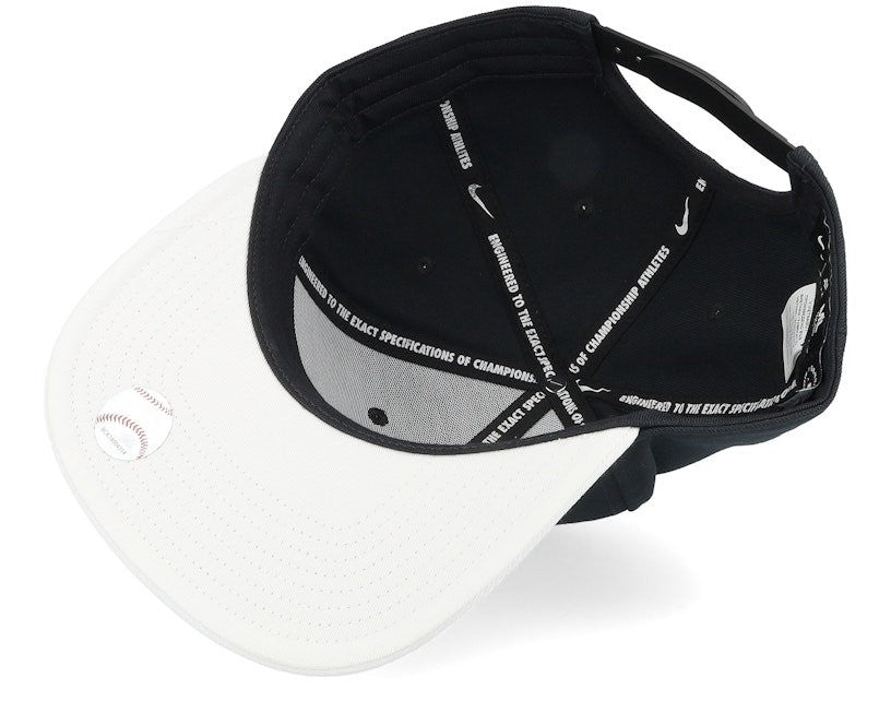 Nike Chicago White Sox Cap / Pro Brim Snapback MLB Hat / Black White / RRP £28