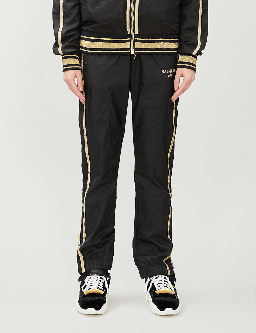 Puma x BALMAIN Track Pants Joggers / Unisex / Black / BNWT / RRP £300