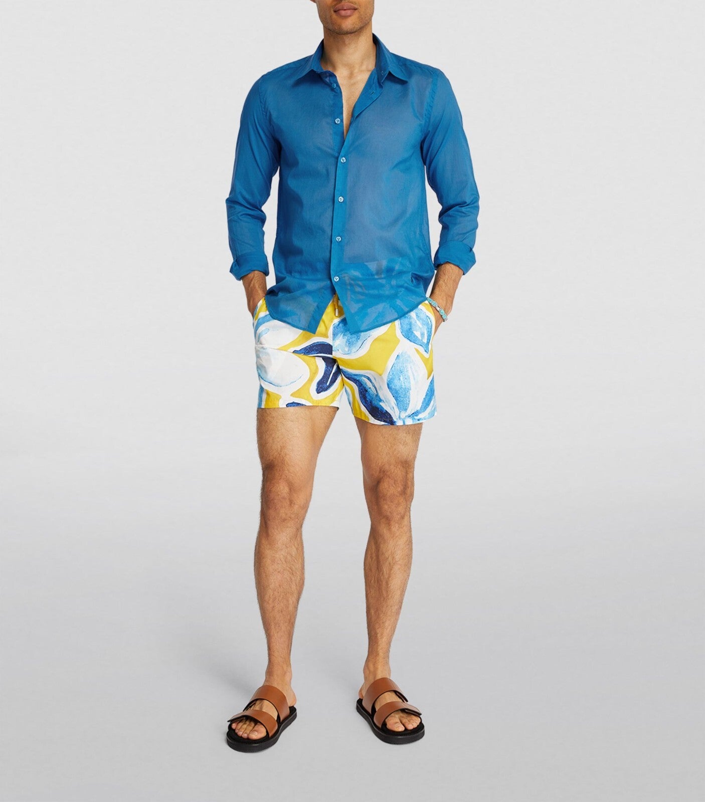 Vilebrequin Light Cotton Shirt / Unisex Caracal / Light Blue / RRP £165