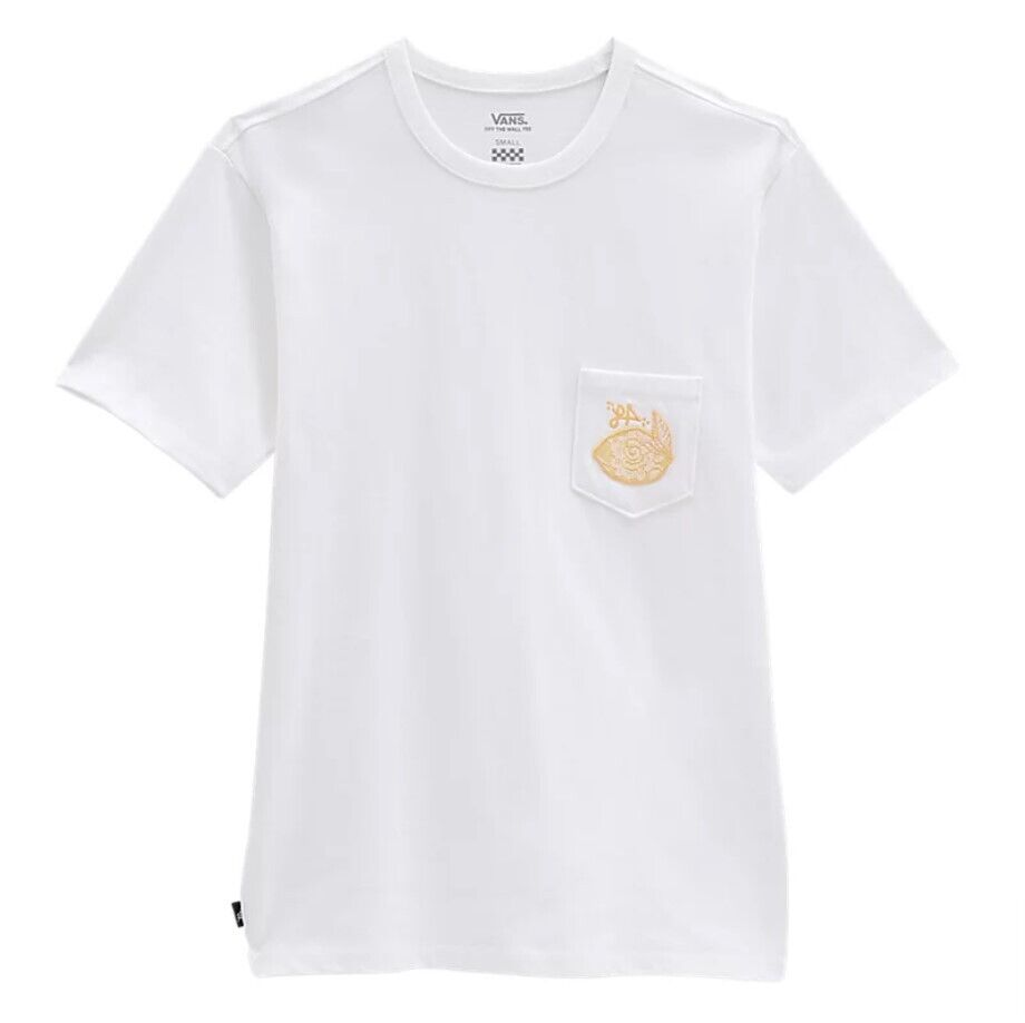 Vans Womens Off The Wall Armanto Logo Pocket SS T-Shirt / White / RRP £40