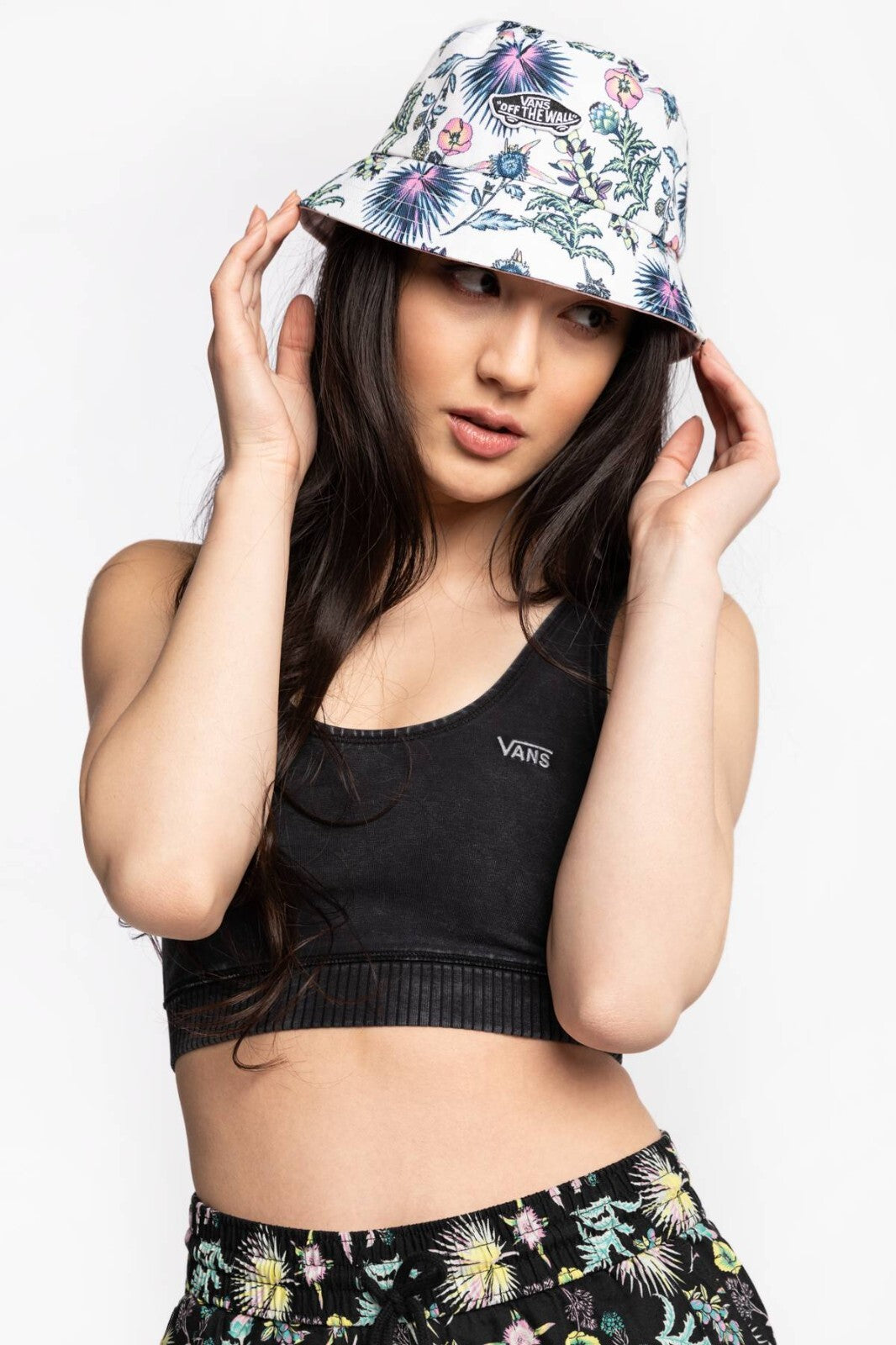 Vans Womens Concrete Bralette Tank / Black / RRP £30