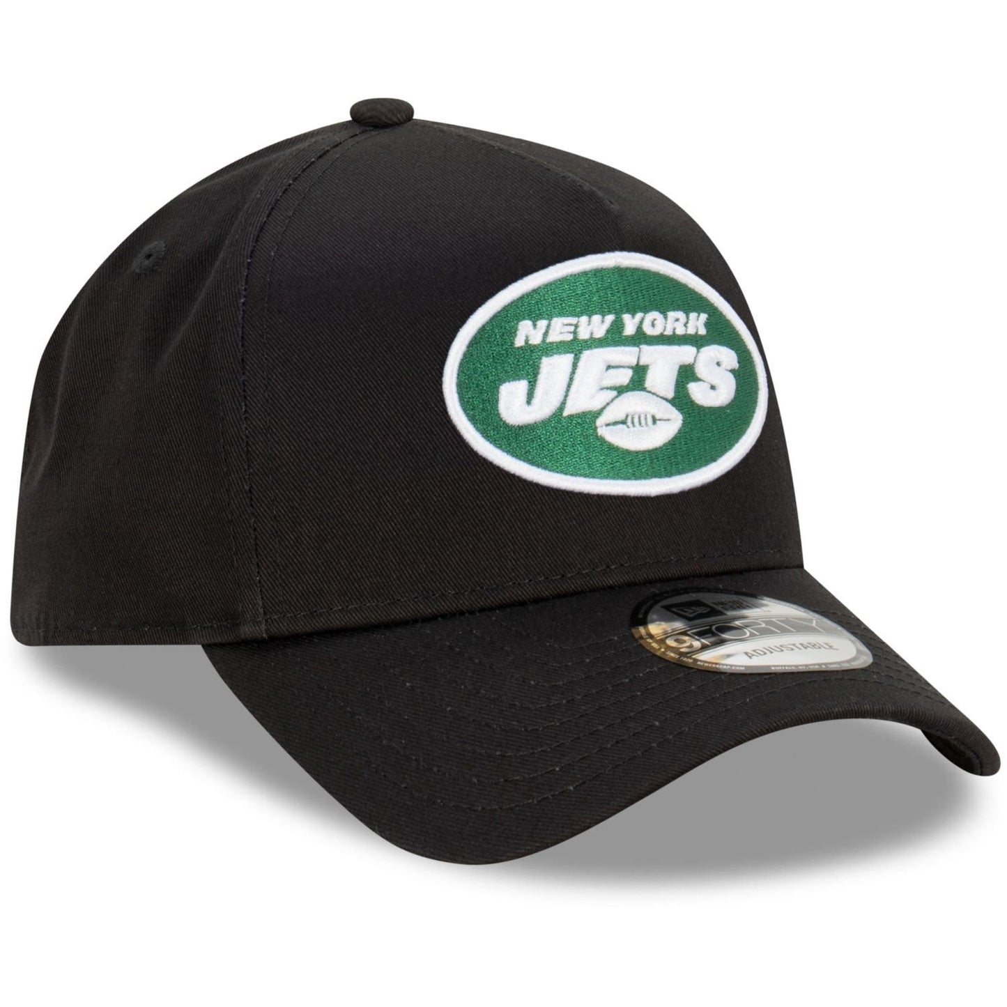 New Era Adult New York Jets Evergreen 9Forty A-Frame Cap / Black / RRP £35