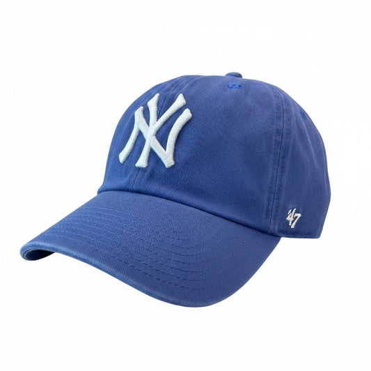 47 Brand NY Yankees Relaxed Clean Up Adjustable Cap / Royal Blue / RRP £28
