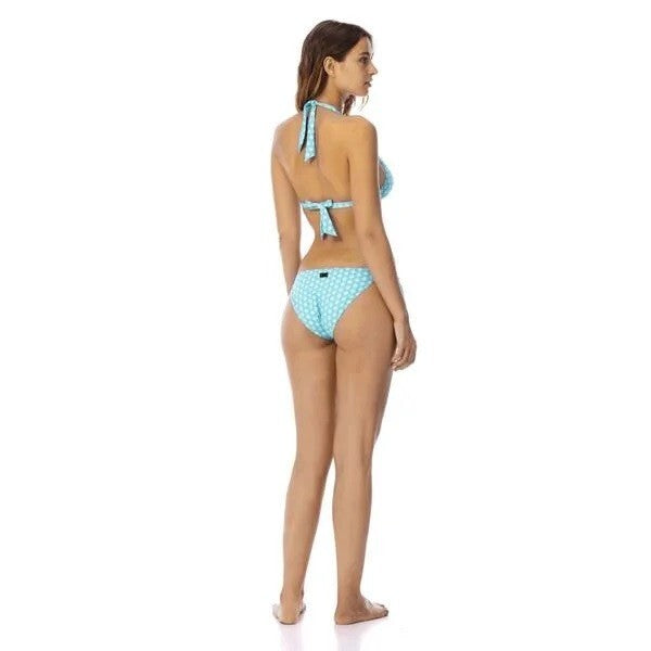 Vilebrequin Womens Bikini Bottom / Flamme Mint Blue / RRP £80