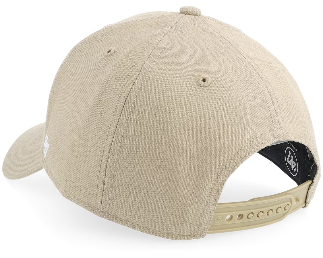 47 Brand LA Dodgers Adjustable MVP Cap / Khaki Beige White / RRP £28