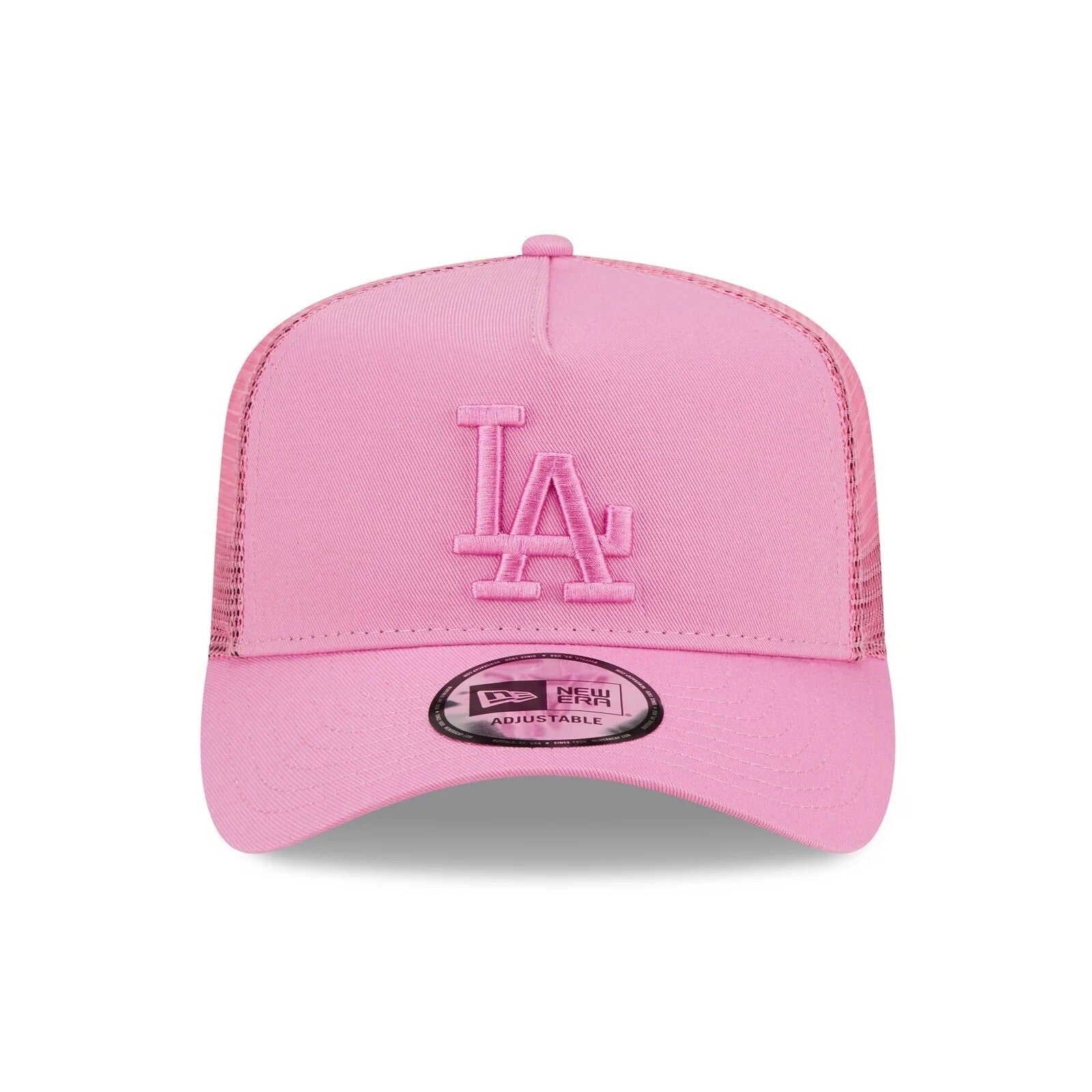 LA Dodgers Kids Tonal Mesh Trucker Hat / Pink / RRP £20