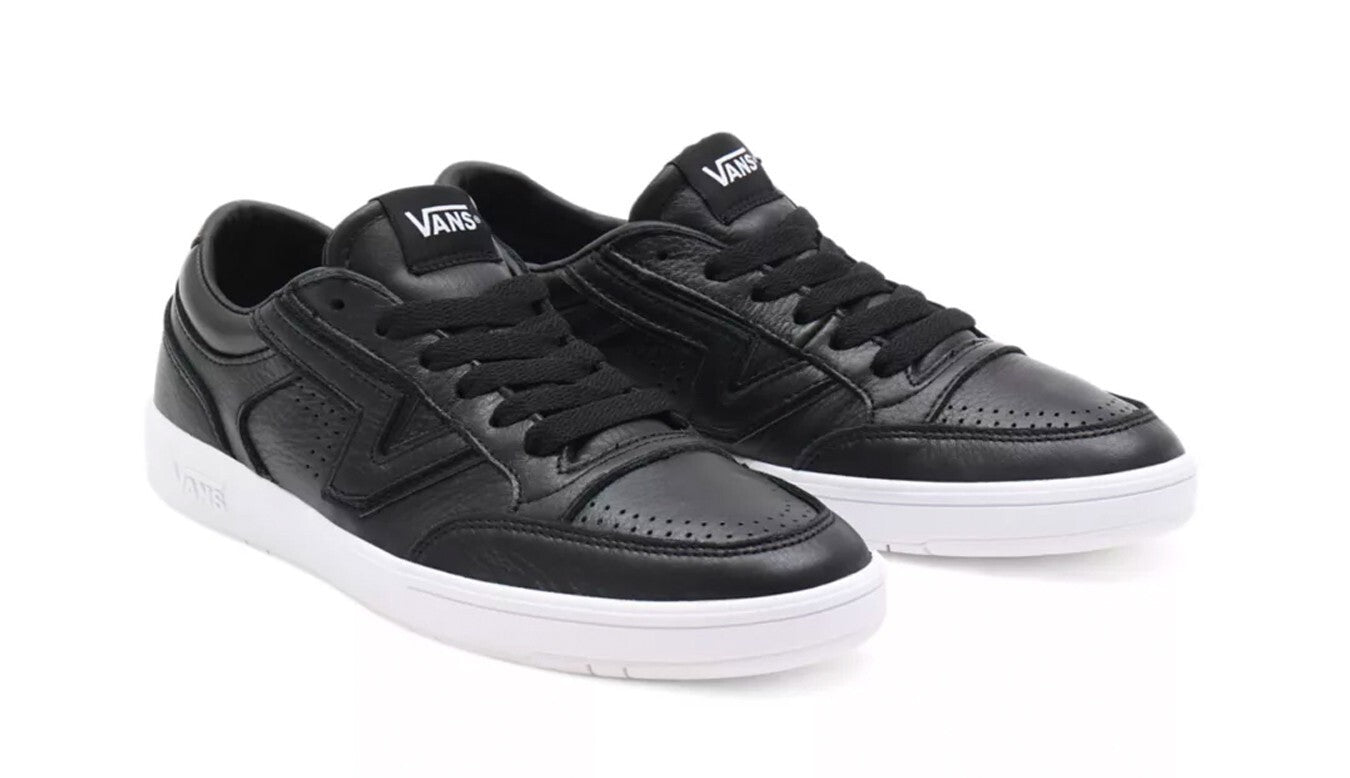 Vans Lowland (Leather) Black/True White / RRP £85
