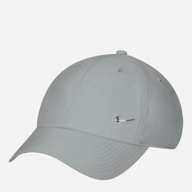 Nike Sportswear Dri Fit Heritage 86 Metallic Swoosh Cap / Grey Silver / RRP £24