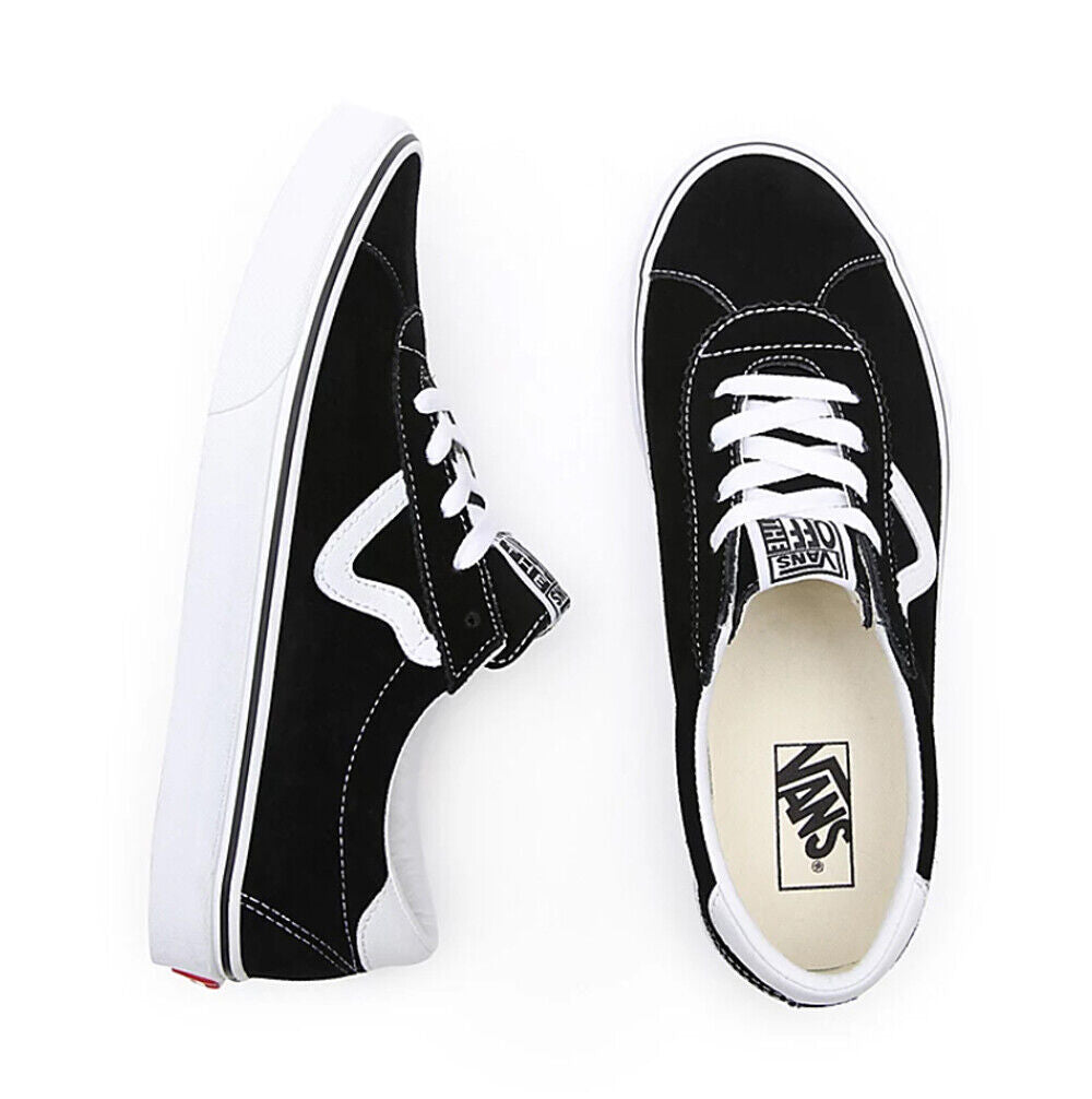 Vans Unisex Sport Suede Trainers / Black White / RRP £65