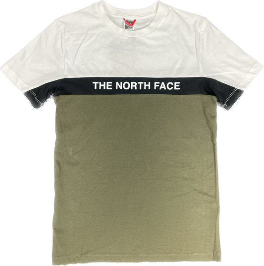 The North Face Kids Roche T-Shirt / Green White / Rrp £25