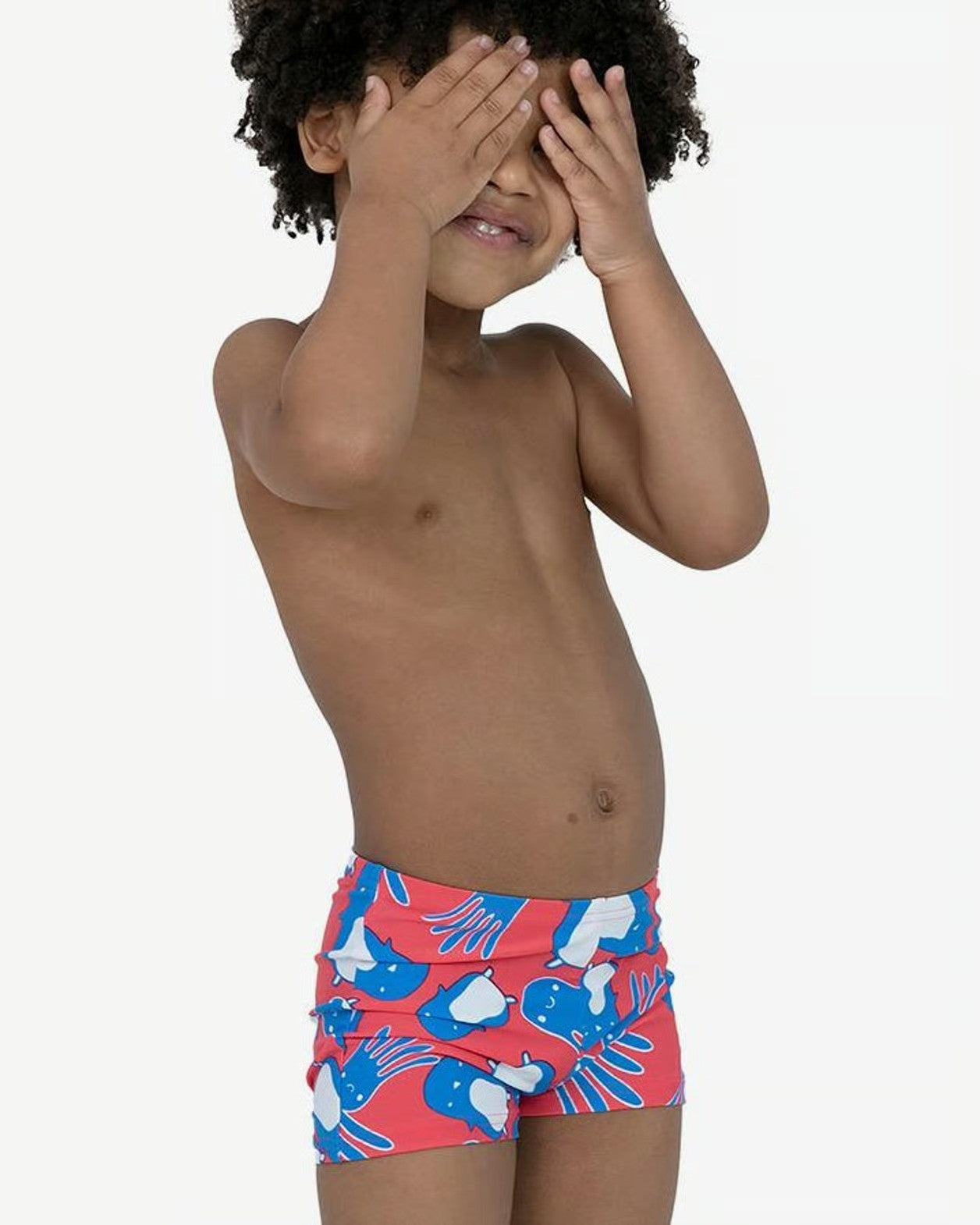 Speedo Boys Allover Aquashort Swim Short / Blue / RRP £10