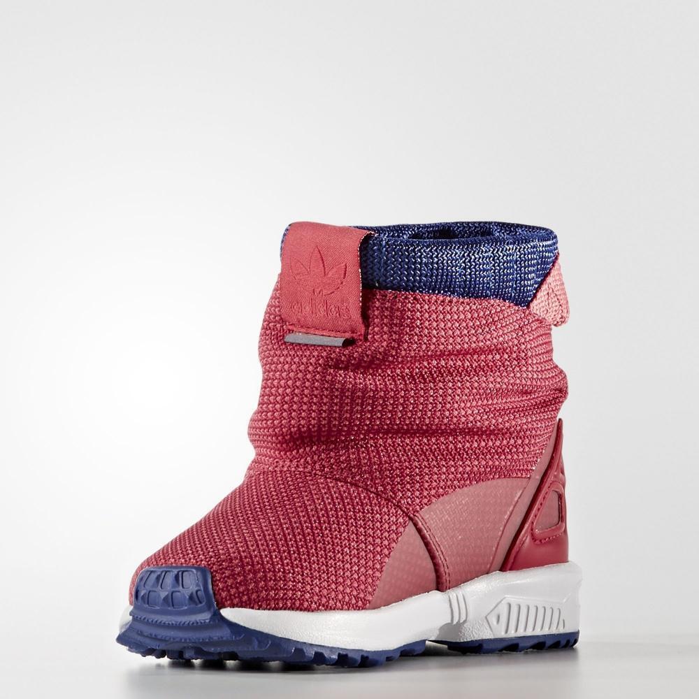 Adidas Infant ZX Flux Winter Snow Trainer Boot / Red / RRP £50