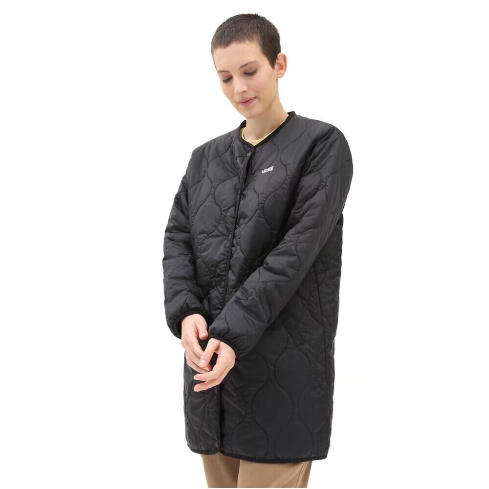 Vans Womens Long Reversible Quilted Jacket / Black / RRP £95