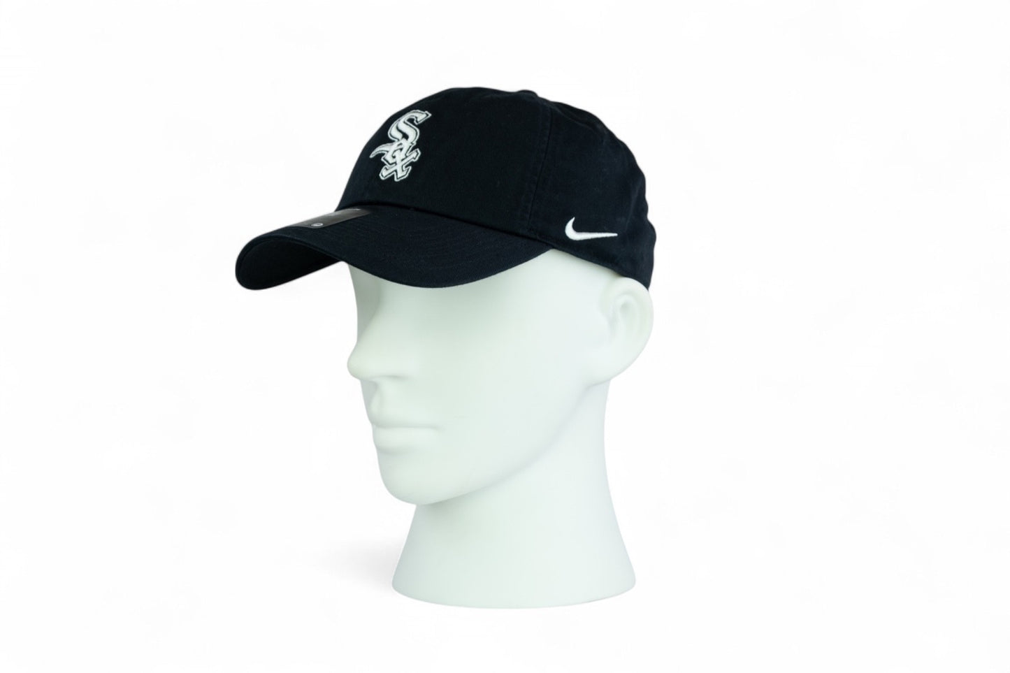 Nike Adult Chicago White Sox Baseball Relaxed Cap / Black White / RRP £22
