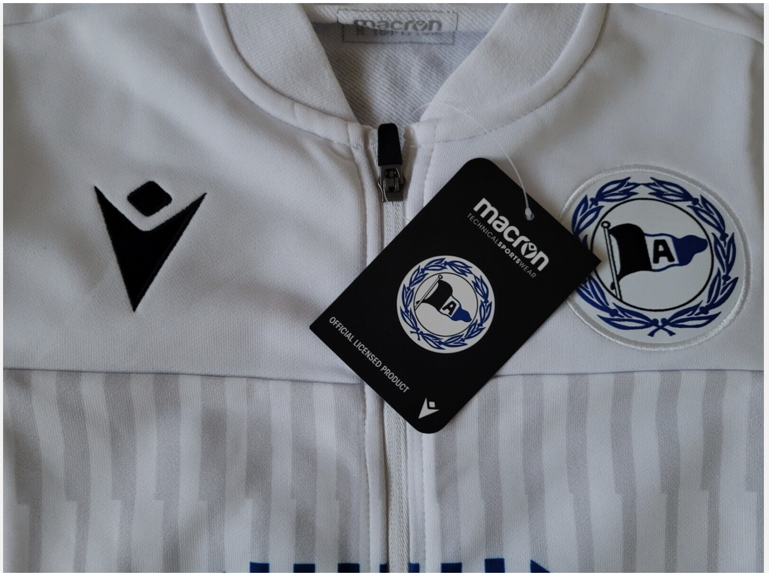 Arminia Bielefeld Macron Anthem Jacket / White / RRP £60