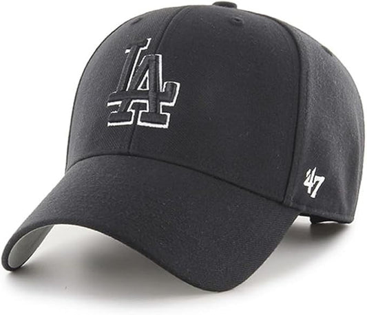 47 Brand LA Dodgers MVP Snapback Cap / Dark Grey White / RRP £28