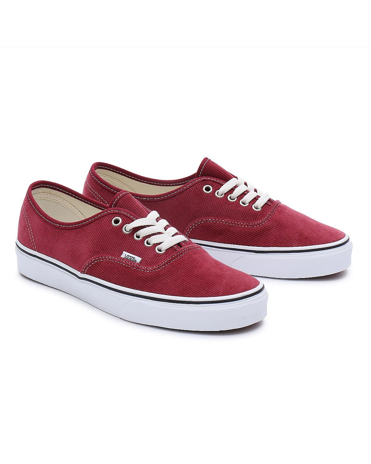 Vans Unisex Authentic Trainers / Corduroy Red / RRP £65