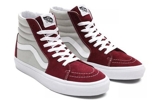 Vans Sk8-Hi Trainers / Grey Red White / RRP £85