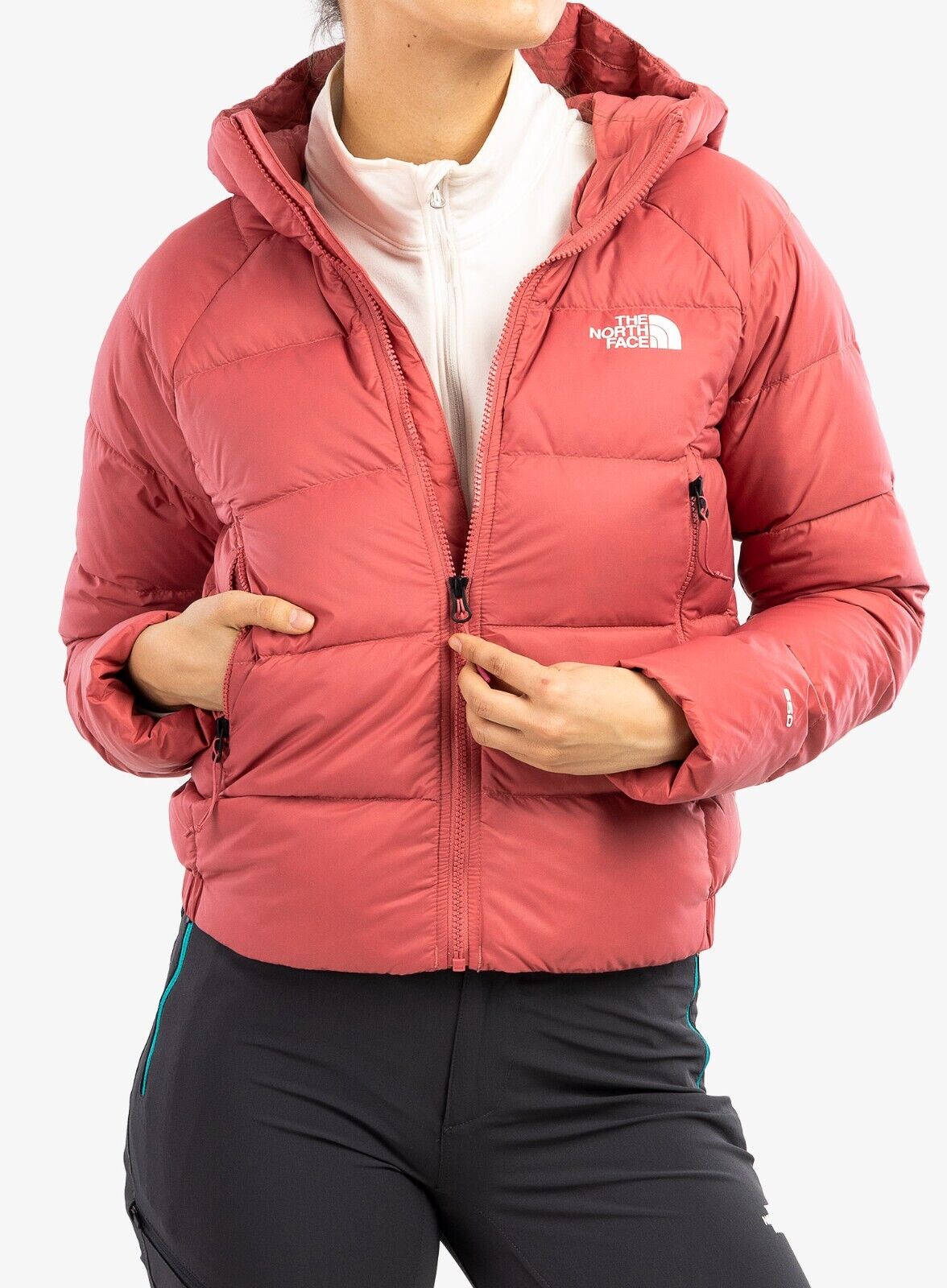 The North Face Women's Hyalite Down Puffer Jacket Coat / Slate Rose / RRP £190