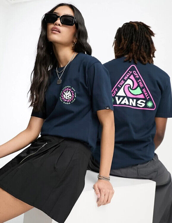 Vans Mens Summer Camp SS T-Shirt / Navy / RRP £32