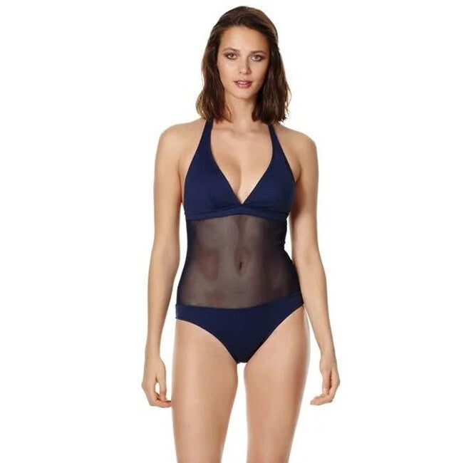 Vilebrequin Swimsuit / Women’s / Fauve / Dark Blue / RRP £230
