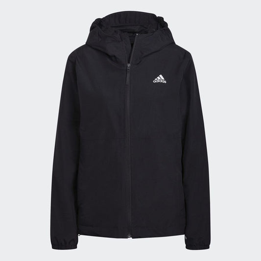 Adidas Womens Rain Ready Essential Running Jacket / Black / RRP £95