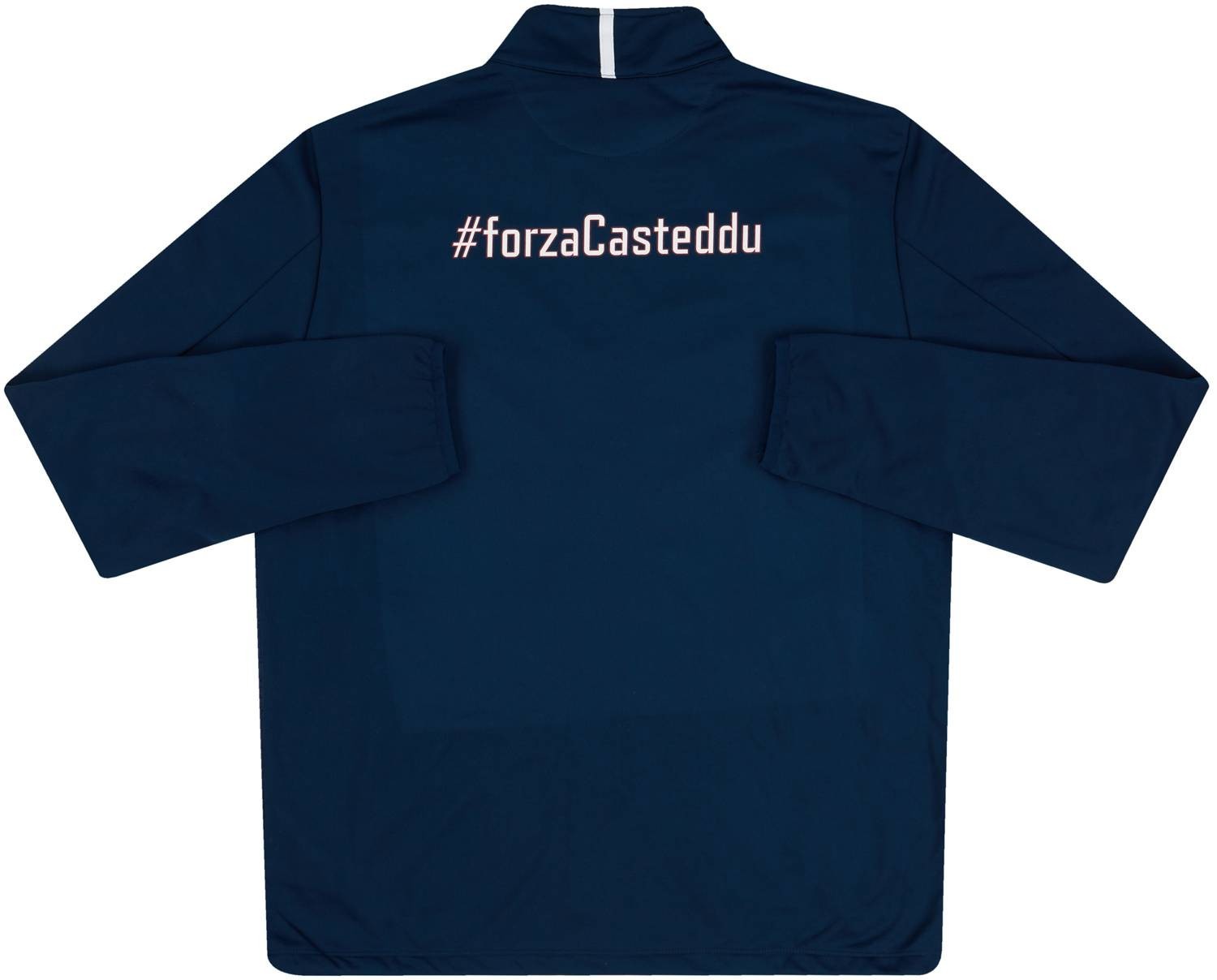 Macron Mens 2019-20 Cagliari 100Th Anniversary Track Jacket / Navy / RRP £64.99