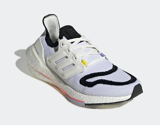 Adidas Women's Ultraboost 22 Trainers / White Black Orange / RRP £165 / BNIB
