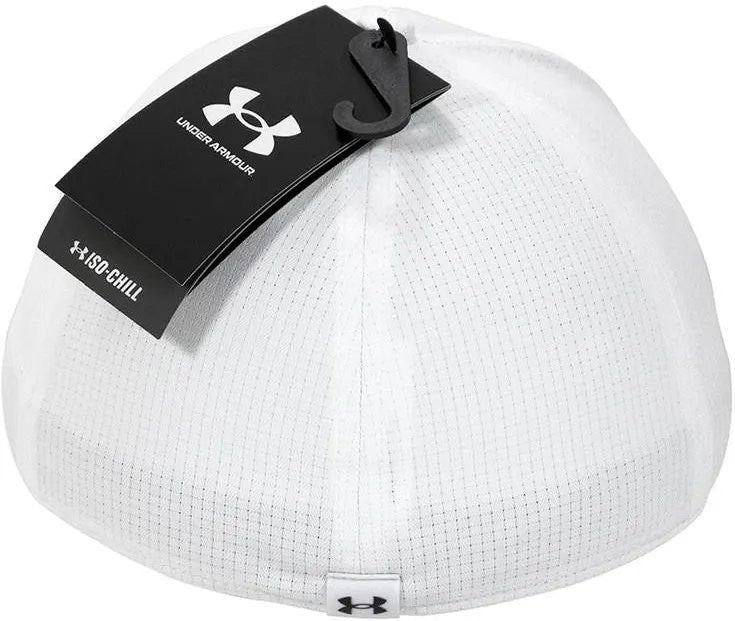 Under Armour Mens Armour Vent Stretch Cap / White Grey / RRP £28