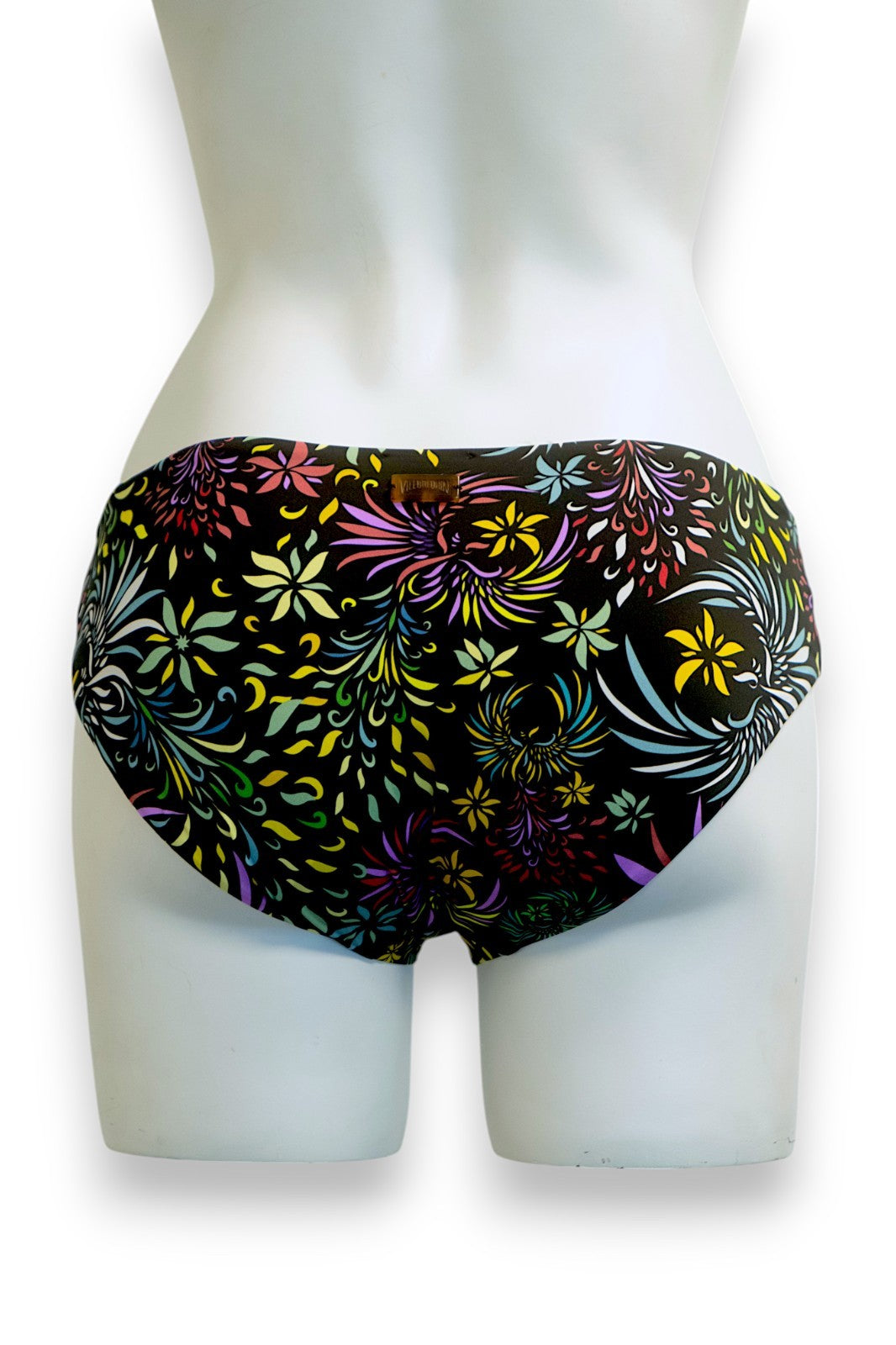 Vilebrequin Bikini Bottom / Womens / Black/Multicolour Plant / RRP £100