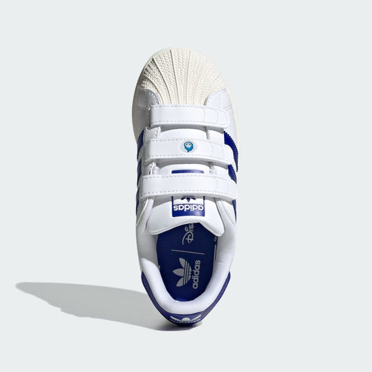 Adidas Kids SUPERSTAR CF C X DISNEY Trainers / BNIB / Blue / £65