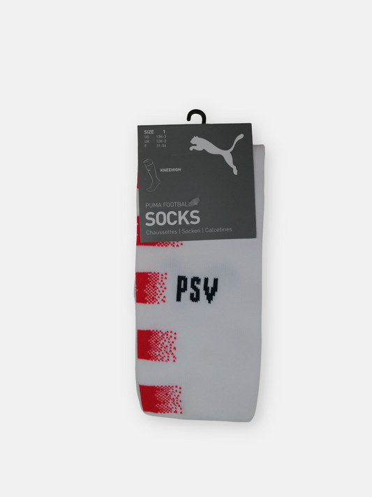 Puma Kids 2020-21 Psv Home Football Socks / White / RRP £12.99