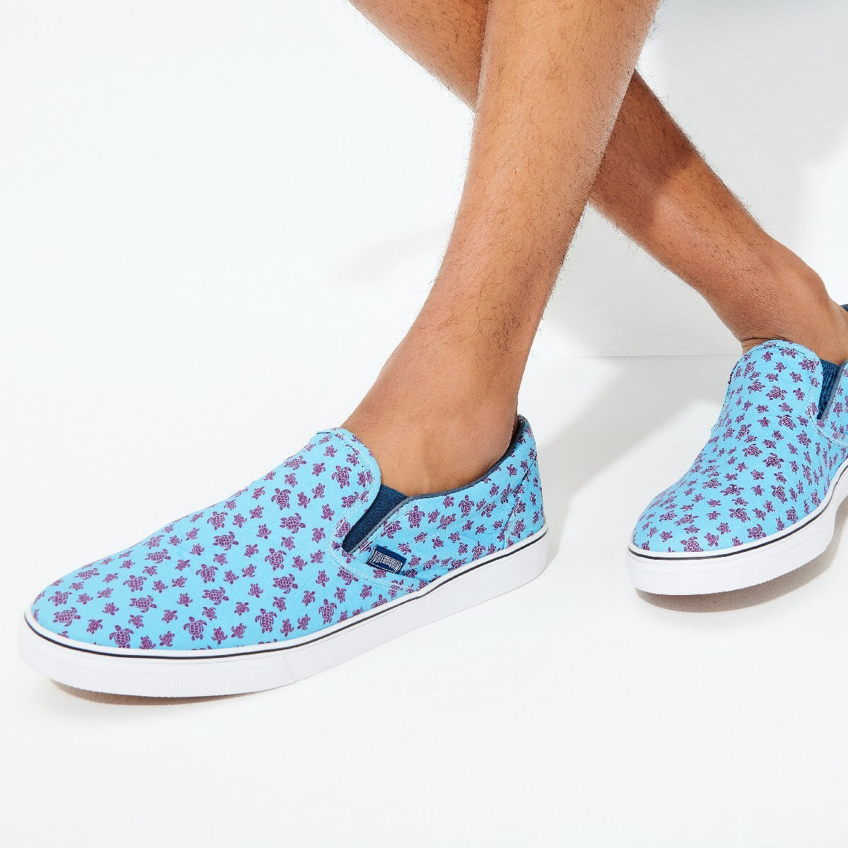 Vilebrequin Mens Slip On Espadrille Trainers / Blue / RRP £90