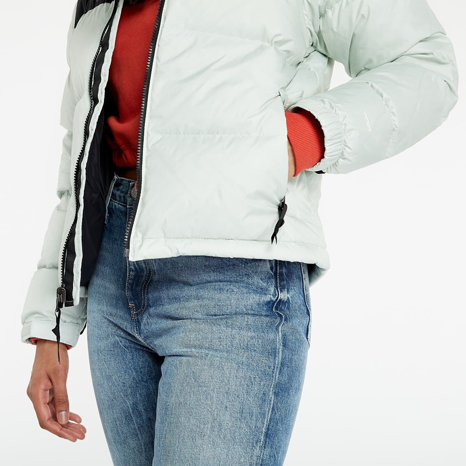 The North Face Womens 1996 Retro Nuptse Puffer / Green Mist / RRP £315