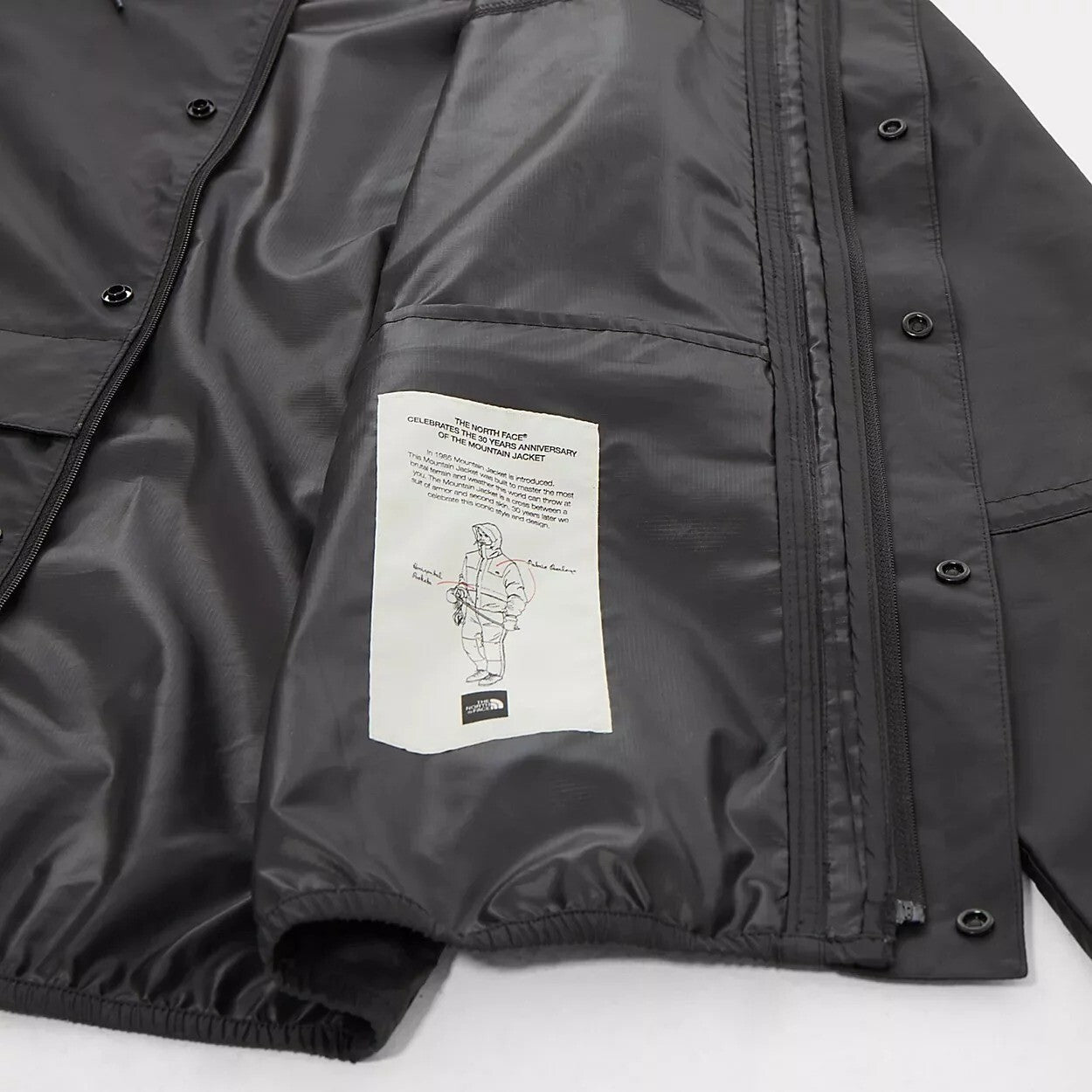 The North Face Mens 1985 Mountain Jacket / TNF Black/TNF White / RRP £85