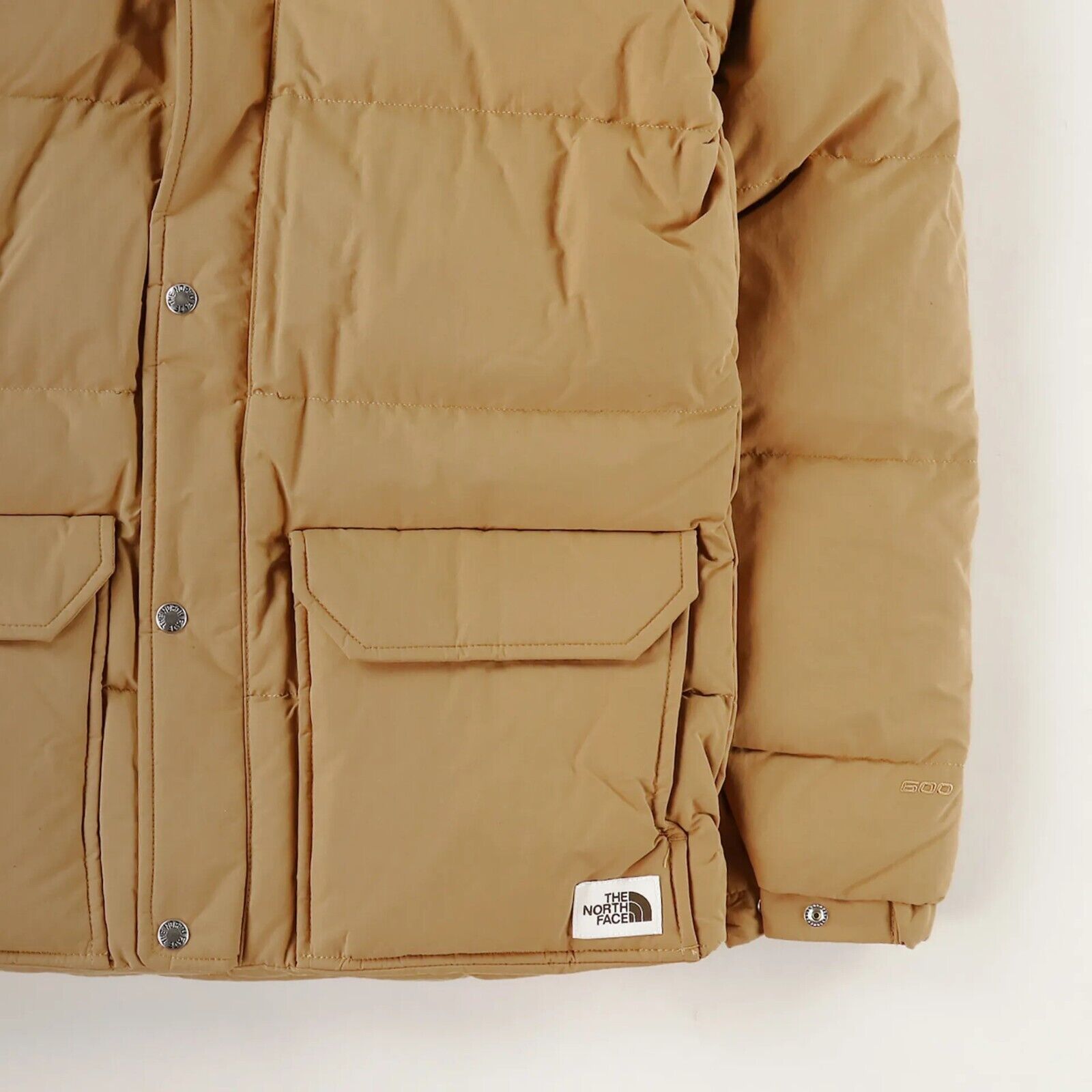 The North Face Mens Down Sierra Puffer Jacket / Cedar Brown Orange / RRP £315