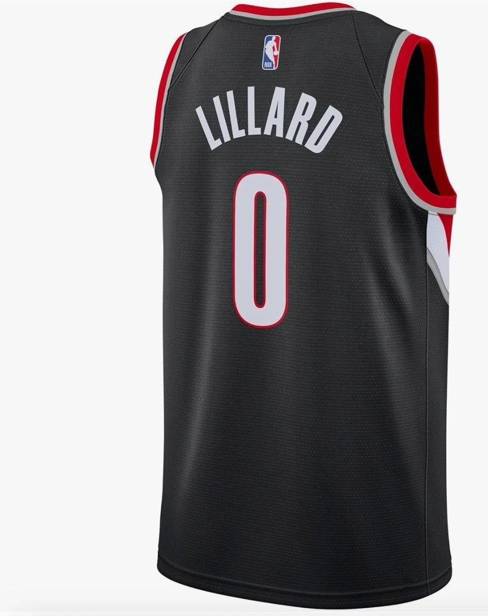 Nike Mens Portland Trail Blazers Blank Basketball Jersey / Black / RRP £90